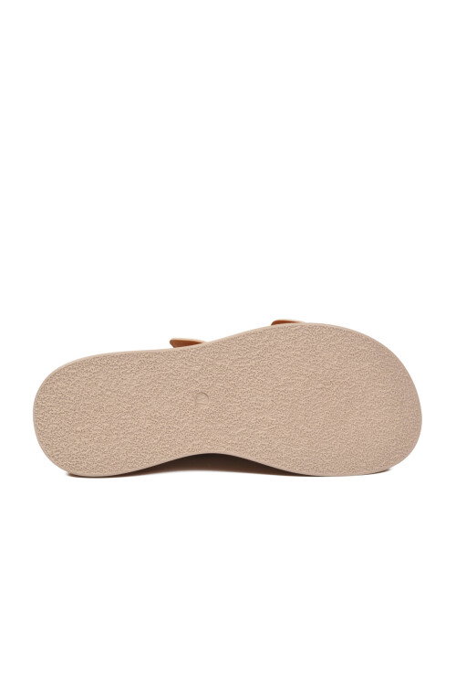 Bej Hafif Yumuşak Taban Kadın Terlik 457303 Z