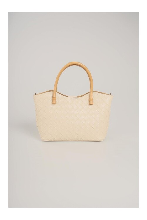 Bej Kadın El ve Omuz Çantası 17844