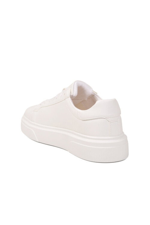 Beyaz Bağcıklı Hafif Esnek Erkek Casual Ayakkabı 554 M