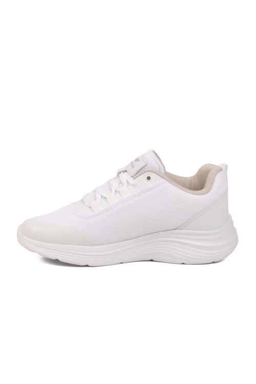 Beyaz Fileli Hafif Esnek Hava Alabilen Unisex Spor Ayakkabı Pete G