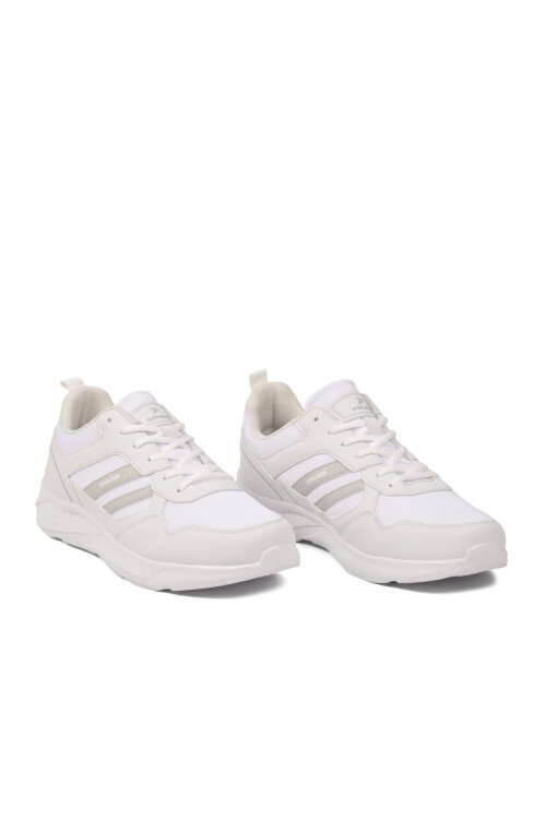 Beyaz Buz Fileli Hafif Büyük Numara Erkek Spor Ayakkabı 1548 M