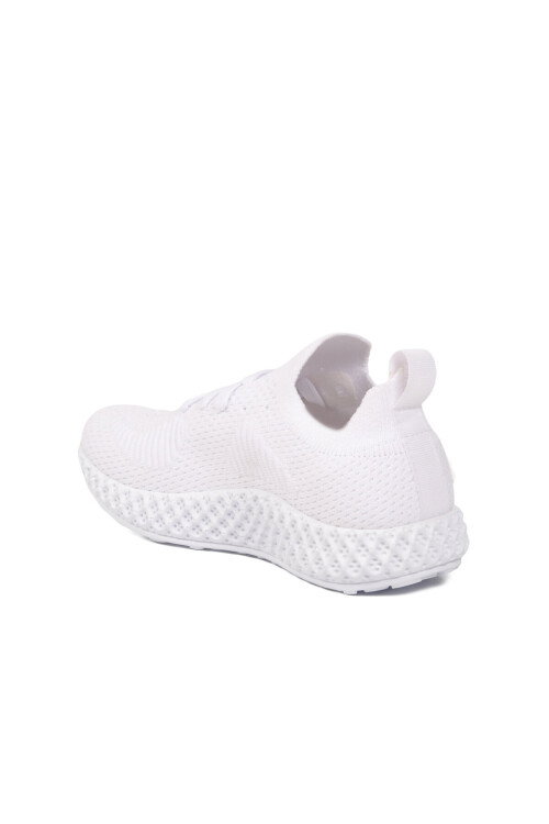 Beyaz Fileli Hafif Kolay Giyilebilir Unisex Spor Ayakkabı PC-32711 G