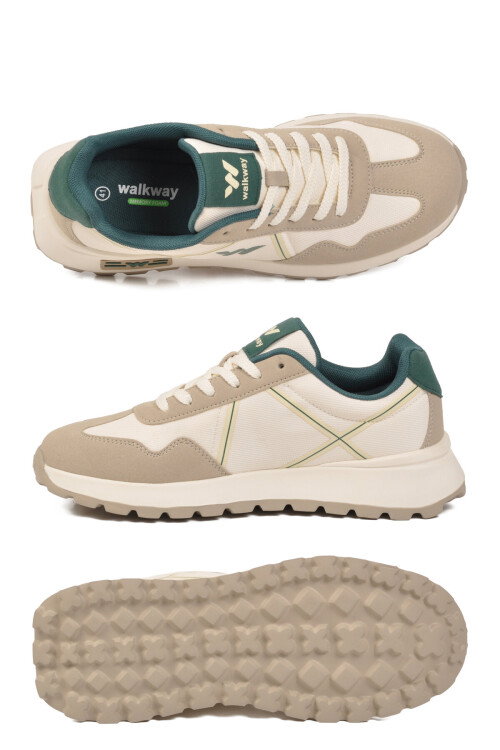 Beyaz Hafızalı Taban Hafif Esnek Unisex Spor Ayakkabı Muveon M