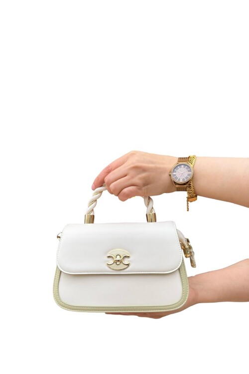 Beyaz Kadın Omuz Çantası C1114