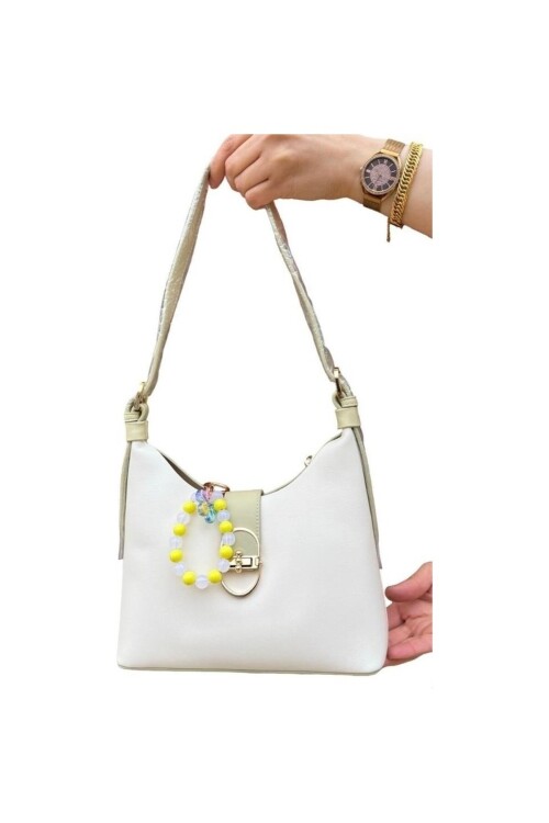 Beyaz Kadın Omuz Çantası C1115
