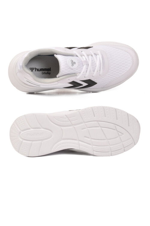 Beyaz Siyah Fileli Hafif Esnek Unisex Spor Ayakkabı 900887 Hml Nency II