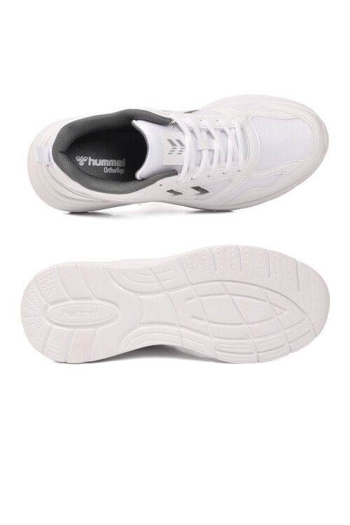 Beyaz Siyah Fileli Hafif Esnek Unisex Spor Ayakkabı 900895 Hml Rush II