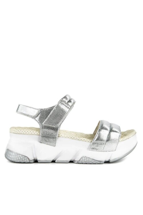 Beyaz Kadın Topuklu Sandalet 33228 Bolissa Z