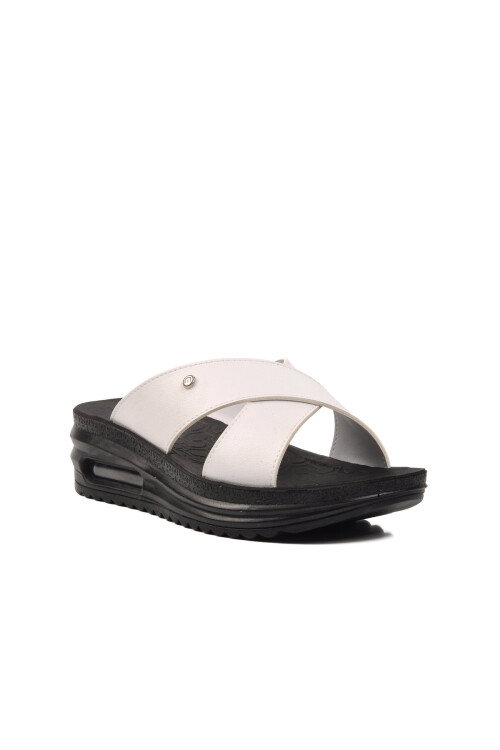 Beyaz Kadın Terlik 34011 Mafy Z