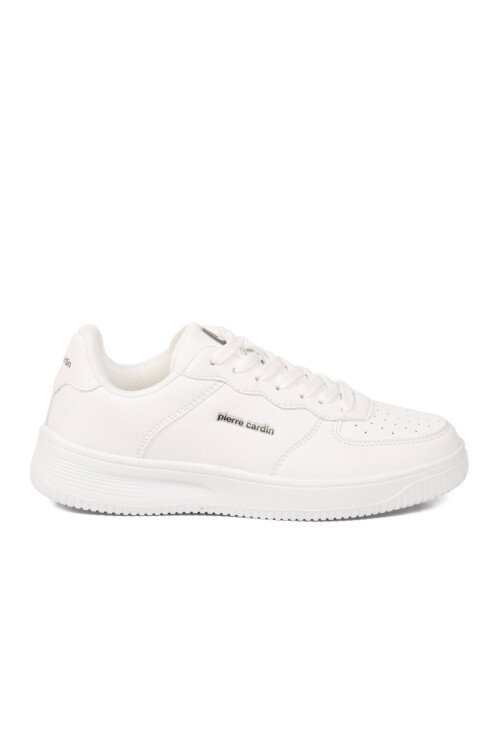 Beyaz Bağcıklı Hafif Unisex Spor Ayakkabı PCI-10120 Z