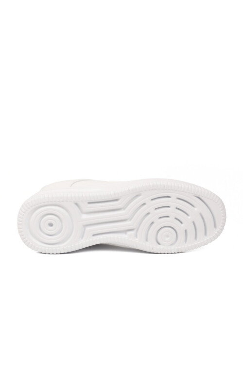 Beyaz Bağcıklı Hafif Unisex Spor Ayakkabı PCI-10120 Z