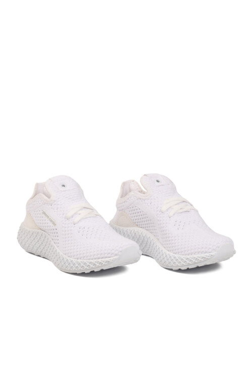 Beyaz Anorak Hafif Hava Alabilen Unisex Çocuk Spor Ayakkabı PC-32644 F