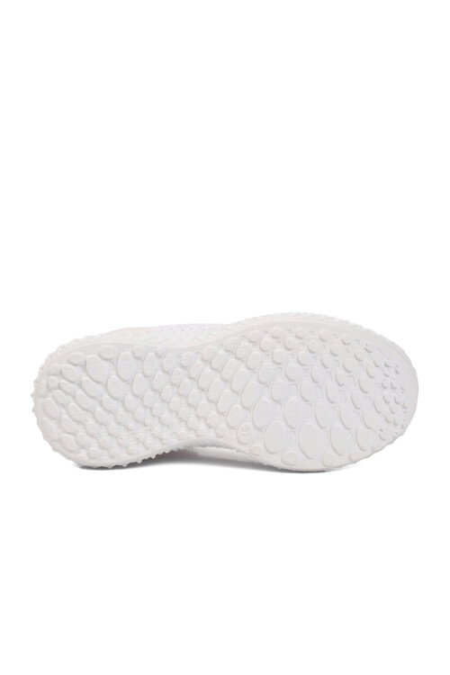 Beyaz Anorak Hafif Hava Alabilen Unisex Çocuk Spor Ayakkabı PC-32644 F