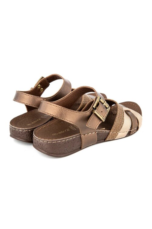 Bronz Kadın Sandalet 33218 Rhoas Z