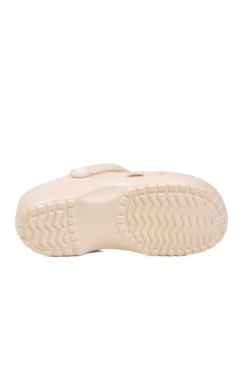 Ecru Eva Lightweight Womens Sabo Slippers 606 Z