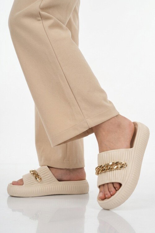 Ecru Lightweight Eva Womens Slippers 292 Z