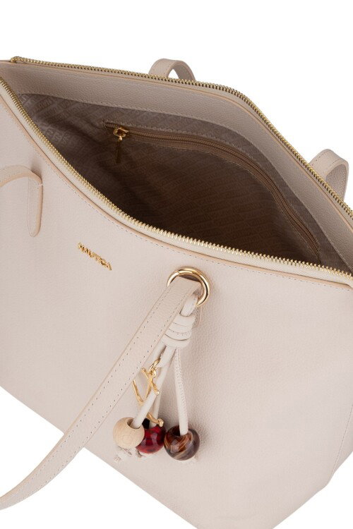 Ekru Kadın Omuz Çantası CN7661T