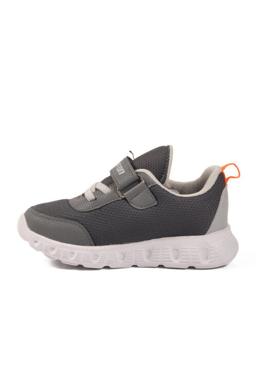 Füme Cırtlı Işıklı Hafif Unisex Çocuk Spor Ayakkabı 1015 P