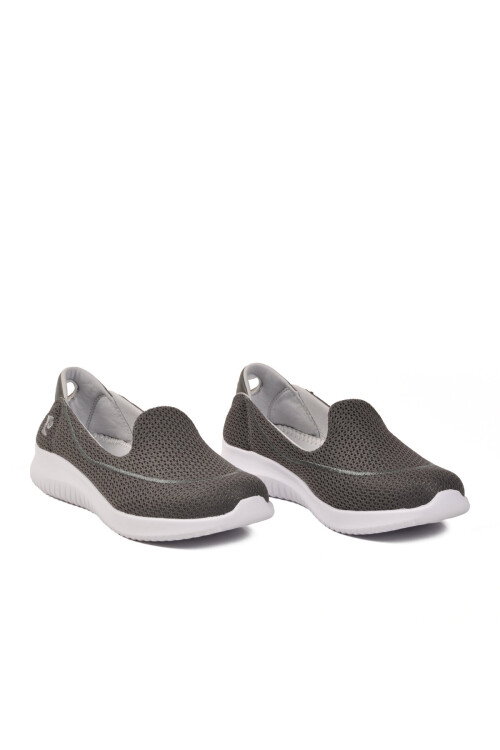 Füme Fileli Hafif Kolay Giyebilir Kadın Günlük Ayakkabısı PC-30168 Z