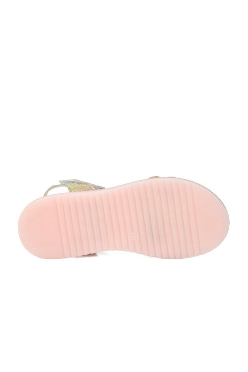 Gökkuşağı Cırtlı Hafif Ortopedik Kız Çocuk Sandalet 26A94 F