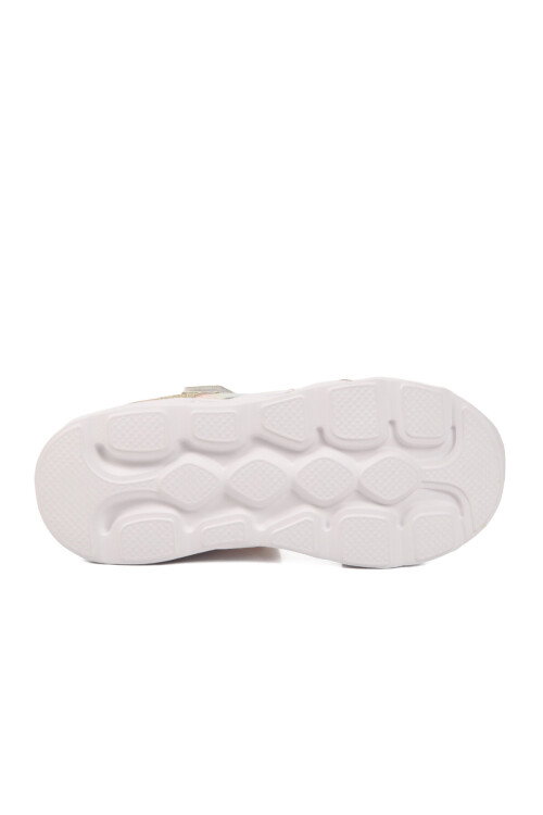 Renkli Cırtlı Işıklı Kız Çocuk Sandalet Pamela F