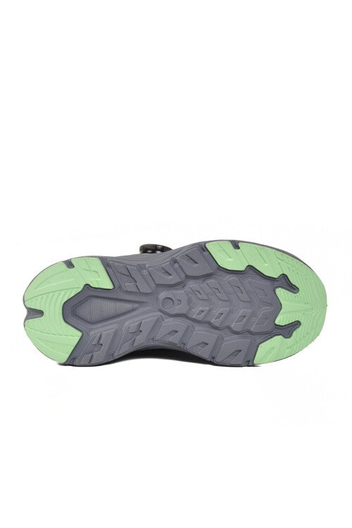 Gri Mekanizma Misina Bağcıklı Erkek Çocuk Spor Ayakkabı 25001 F