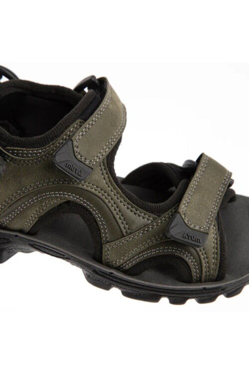 Haki Cırtlı Unisex Çocuk Spor Sandalet 31615 Taurus F