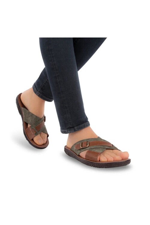 Haki Erkek Terlik 32304 Bond M