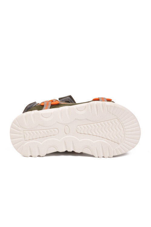 Haki Cırtlı Erkek Çocuk Spor Sandalet BN-1276 P
