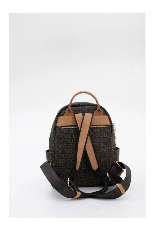 Kahve-Camel Kadın Sırt Çantası BNT-1765