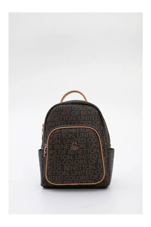 Kahve-Camel Kadın Sırt Çantası BNT-1765