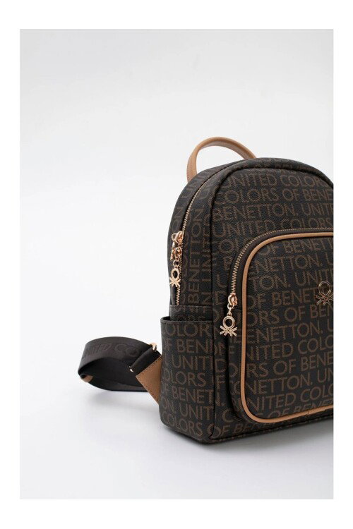 Kahve-Camel Kadın Sırt Çantası BNT-1765