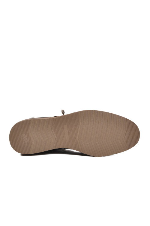 Kahve Hakiki Deri Erkek Casual Ayakkabı 3165 M