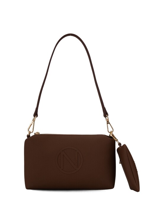 Kahve Kadın Omuz Çantası CN7651T