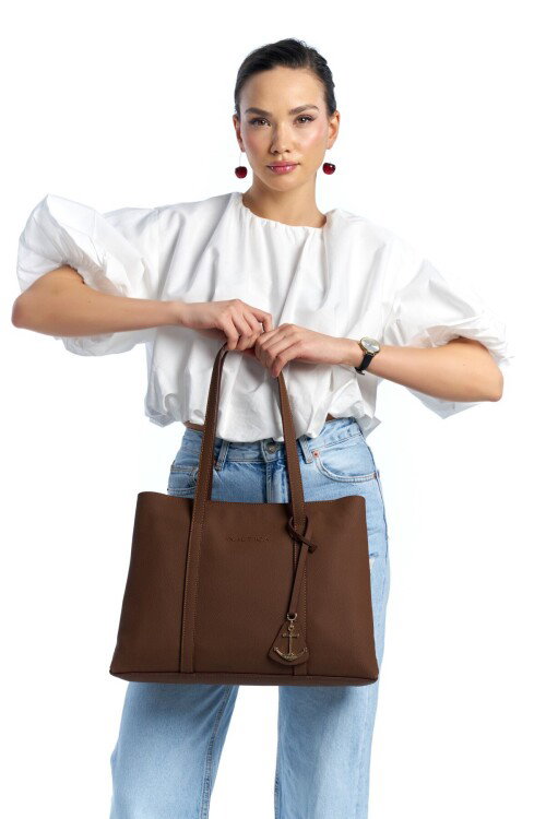 Kahve Kadın Omuz Çantası CN7653T