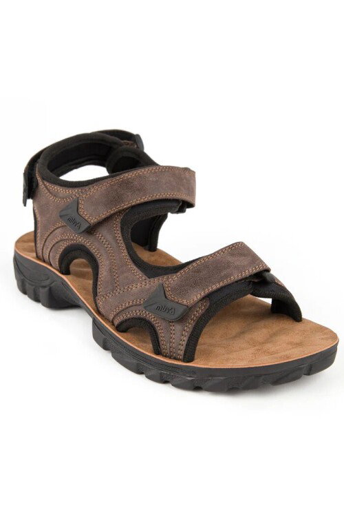 Kahve Cırtlı Erkek Spor Sandalet 31322 Taurus M