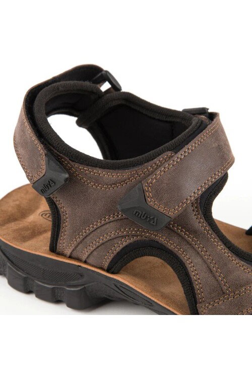 Kahve Cırtlı Erkek Spor Sandalet 31322 Taurus M