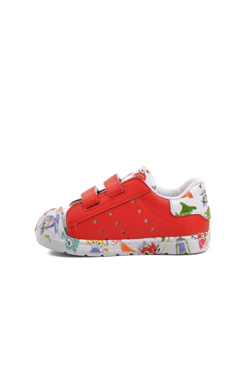 Kırmızı Cırtlı Hafif Bebek Spor Ayakkabı BN-30965 B