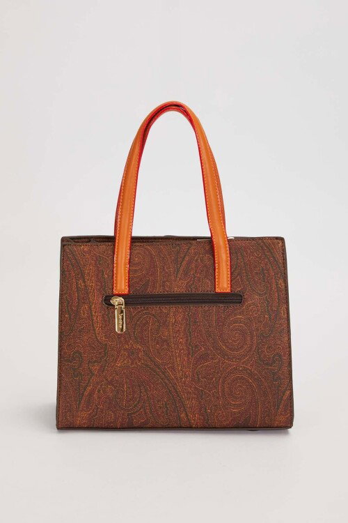 Premium Koyu Kahve Kadın Omuz Çantası 930601