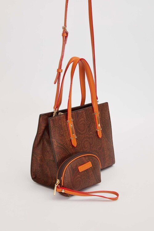 Premium Koyu Kahve Kadın Omuz Çantası 930601