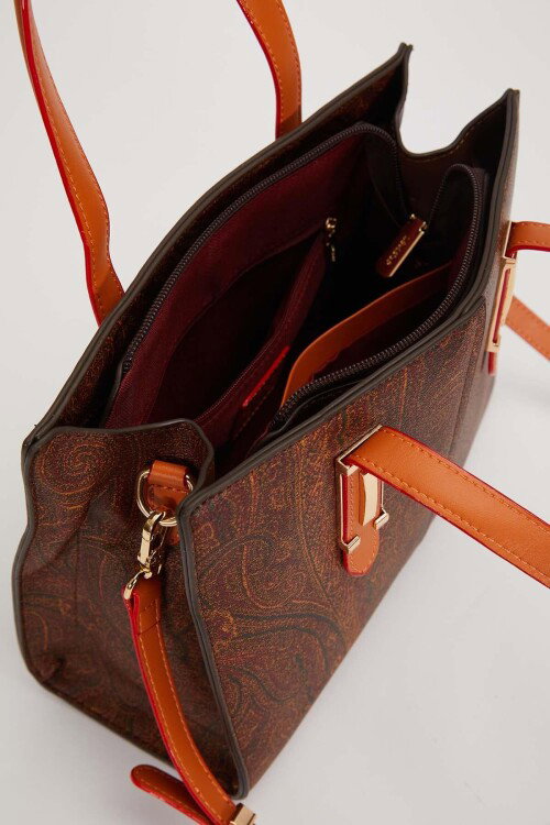 Premium Koyu Kahve Kadın Omuz Çantası 930601