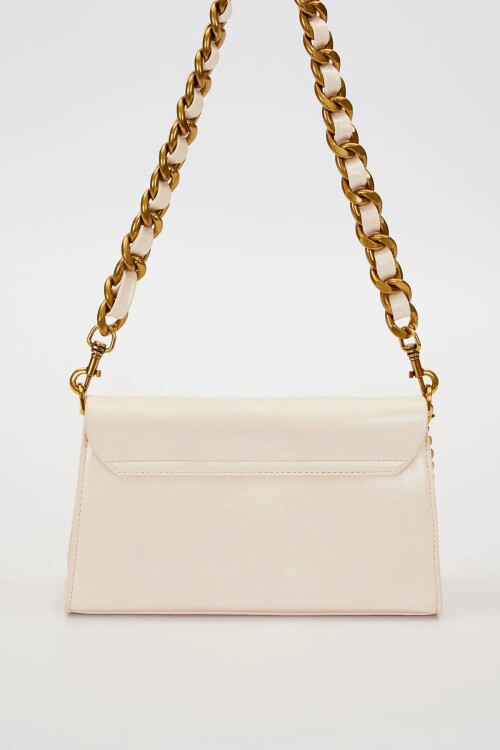 Premium Krem Kadın Omuz Çantası 930548