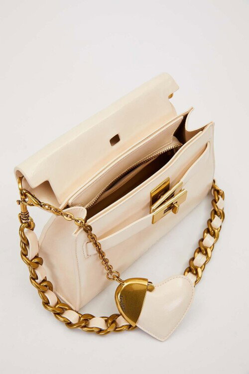 Premium Krem Kadın Omuz Çantası 930548