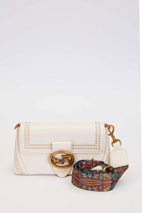 Premium Krem Kadın Omuz Çantası 930575