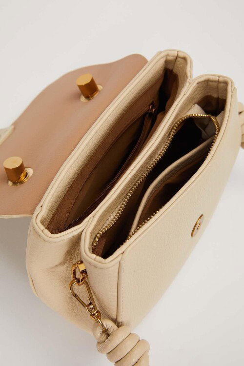 Premium Krem Kadın Omuz Çantası 930638