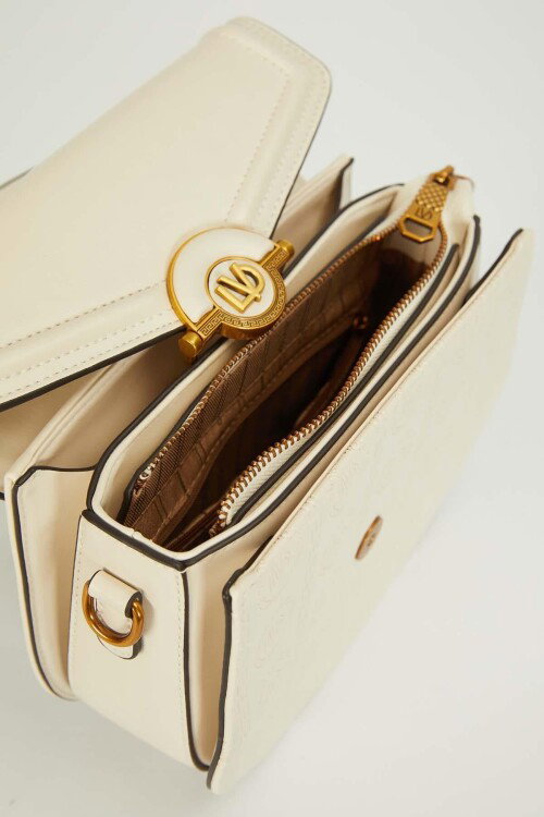 Premium Krem Kadın Omuz Çantası 931028