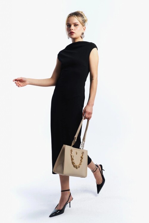 Krem Kadın Omuz Çantası US26146