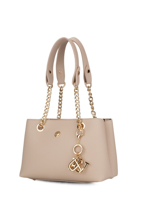 Krem Kadın Omuz Çantası US26156