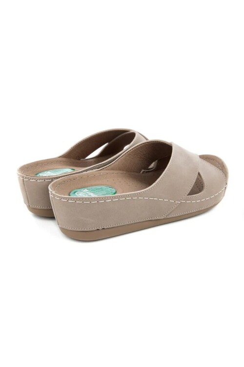 Krem Jel Tabanlı Kadın Terlik 31135 Active Z