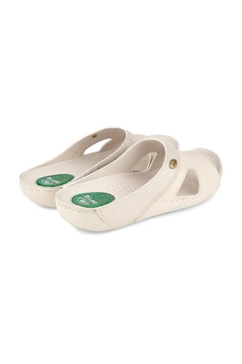 Krem Jel Tabanlı Kadın Terlik 36217 Sinne Z